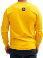 Rietveld Backside Long Sleeve T-Shirt - Gold