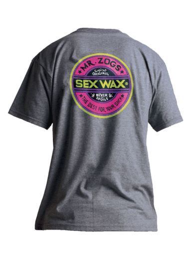 Sexwax Tee Fluro - Dark Heather