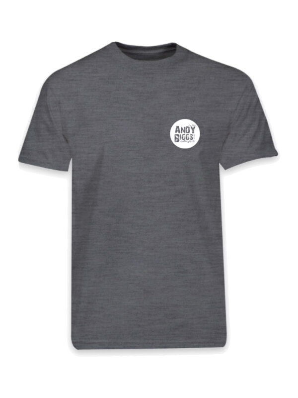 ABW Short Sleaved T'Shirt Heather Grey Front View