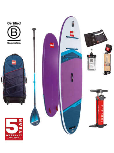 *NEW* Red Paddle Co 10'6" x 32" Ride SE Purple - Inflatable SUP Package