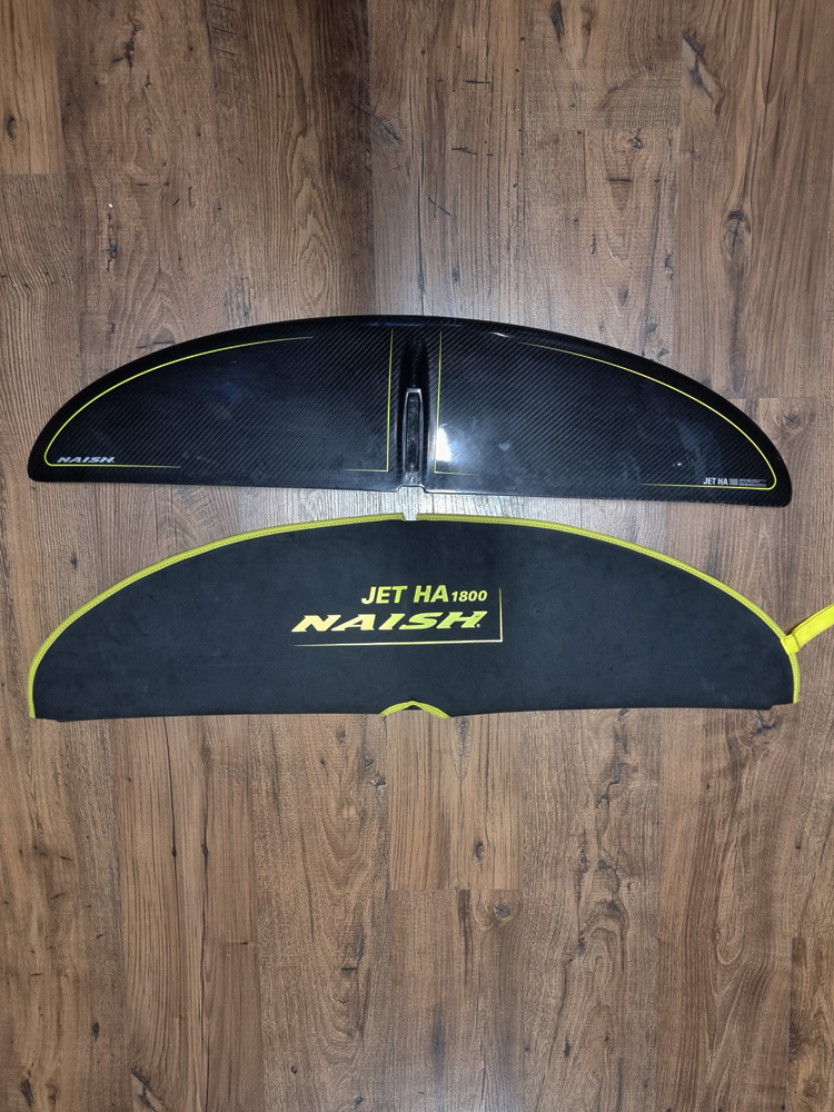 Second Hand Naish Jet HA 1800 Carbon Front Wing with Cover