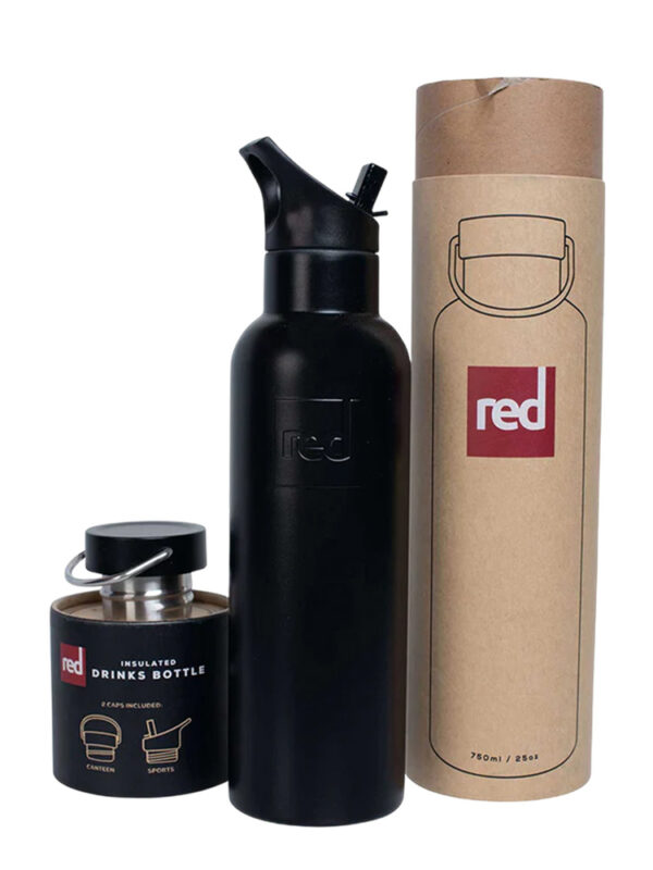 Red Paddle Co Insulated Water / Drinks Bottle - Black