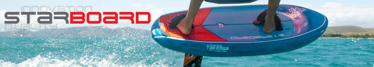 Starboard winging at Andy Biggs Watersports