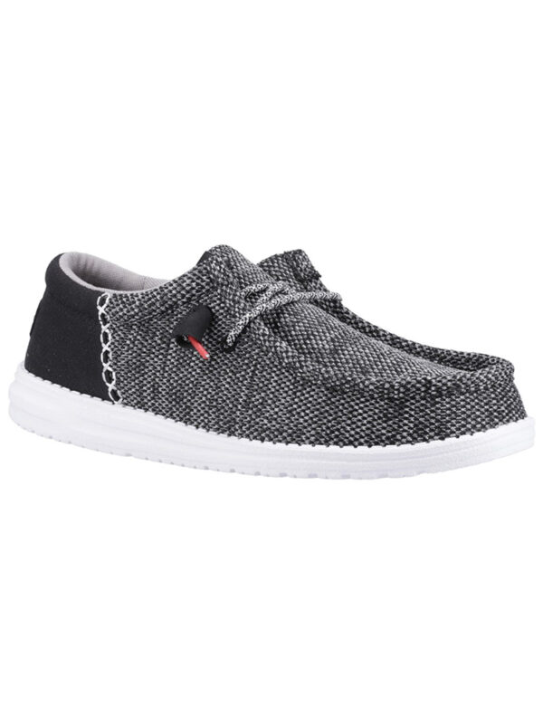 Hey Dude Shoes Wally Funk Open Mesh- Black/White