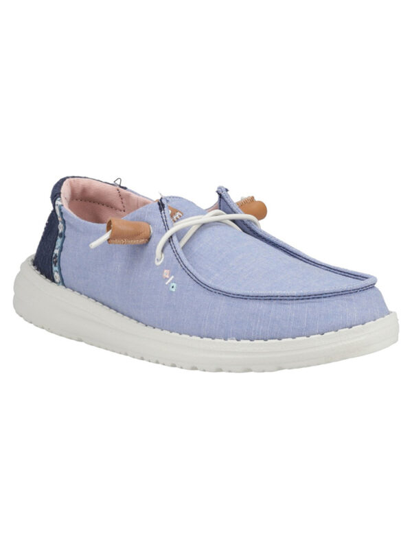 Hey Dude Shoes Wendy Chambray Boho - Blue