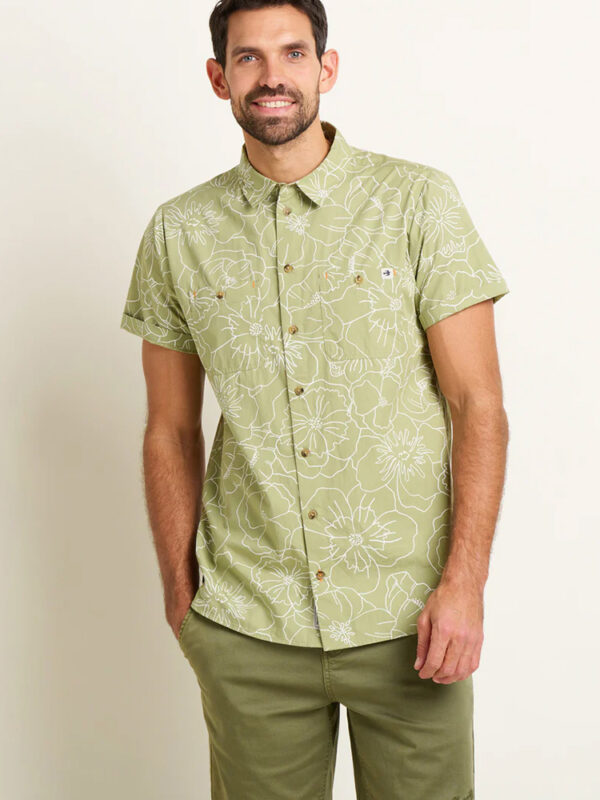 LINEAR FLORAL SHIRT