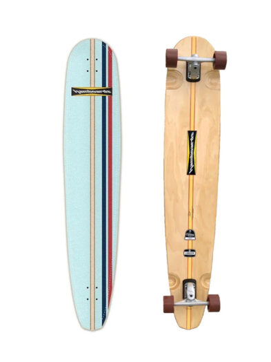 Hamboards Logger 5' Surfskate Longboard with HST Trucks - Light Blue
