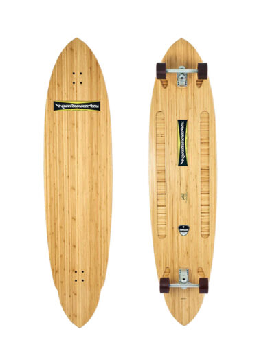 Hamboards Pinger Surfskate Longboard with HST Trucks - Bamboo