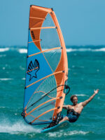 Ezzy Cheetah Fast Freeride Windsurfing Sail - Orange / Blue