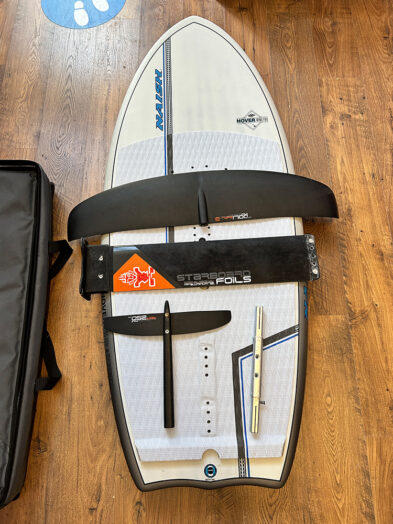 Second Hand Naish Hover 95Ltr + Starboard 1700 E-Type Foil with Bag
