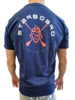 Starboard Men Shield Tiki Tee Back - Team Blue