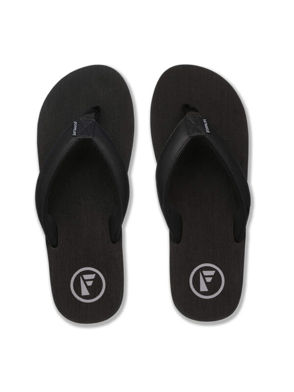 FoamLife SEALES - MENS FLIP FLOPS - BLACK/BLACK