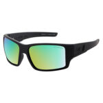 Dirty Dog Sunglasses Chill (L) Satin Black-Grey | Green Fusion Polarised Lens - 53761