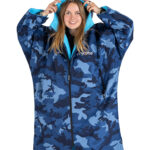 dryrobe Advance Long Sleeve - Blue Camo Blue