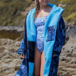 dryrobe Advance Long Sleeve - Blue Camo Blue