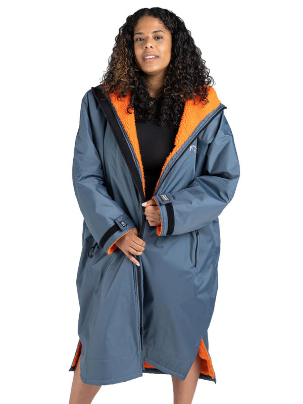 Dryrobe Advanced Long Sleeve Dark Grey/Orange