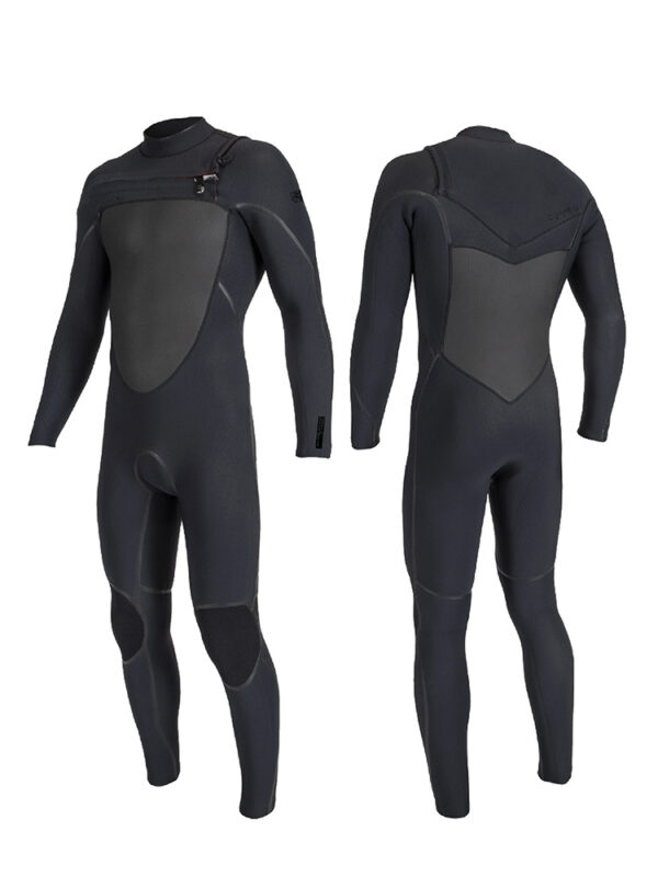 Men Psycho Tech 5/4mm Chest Zip Full Wetsuit | Black