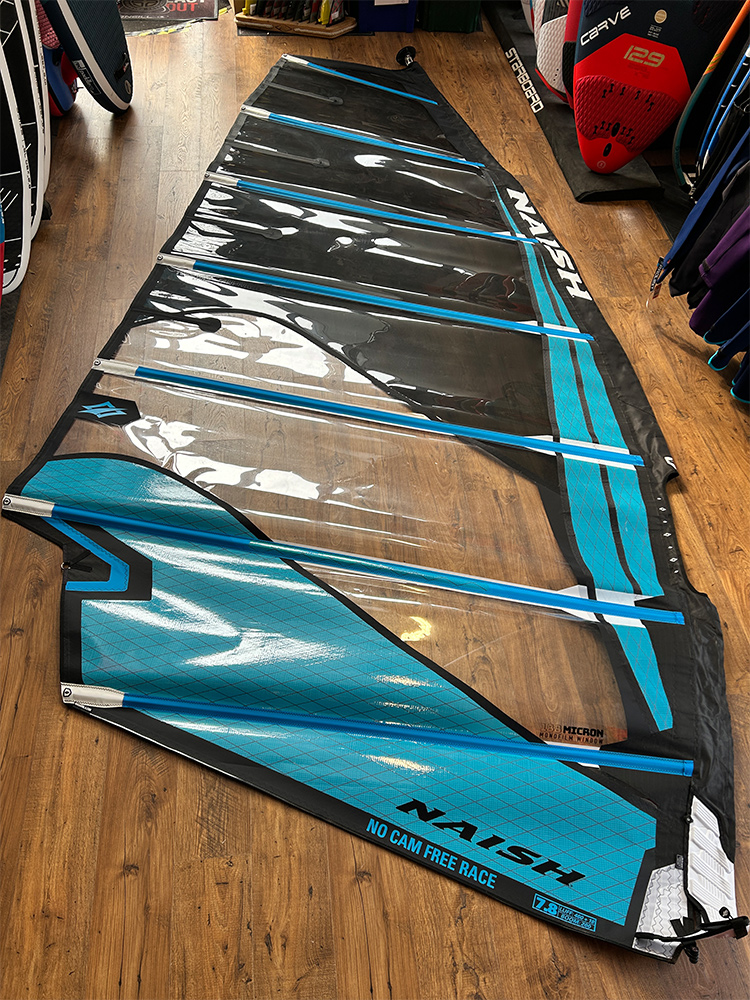 Naish No Cam Freerace 7.8m (Used twice for sail test) Naish No Cam Freerace 7.8m (Used twice for sail test)