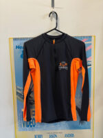 Oxbow Mens L/S Rash Vest - Black/Orange