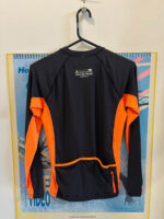 Oxbow Mens L/S Rash Vest - Black/Orange