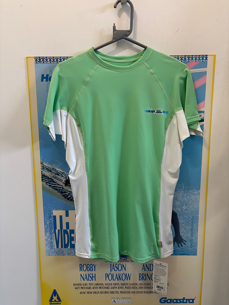 O'Neill Ladies Rash Vest - Green/White O'Neill Ladies Rash Vest - Green/White