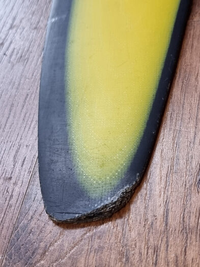 Fin tip needs a sand down