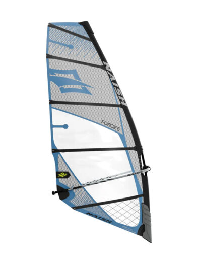 2026 Naish Force 5 Windsurfing Sail - White/Blue
