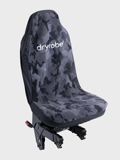 Camo Black Single Car Seat Cover