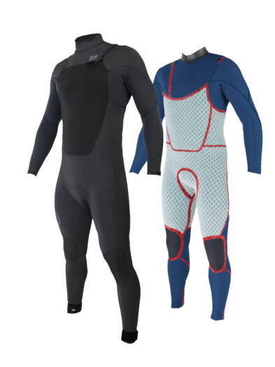 Sooruz GURU WIND 5/4 Men's Fullsuit Front Zip - Black