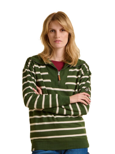 Charmouth Quarter Zip Sweatshirt