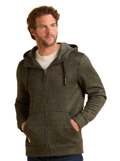 Hengistbury Zip Through Hoodie