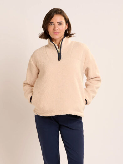 Brakeburn Wey Quarter Zip Borg Fleece