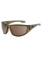 Dirty Dog Sunglasses Vampire (M) Crystal Olive Green | Brown Polarised - 53833