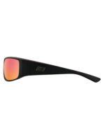 Dirty Dog Sunglasses Sharky (M) Satin Black | Grey/Red Mirror Polarised - 53806