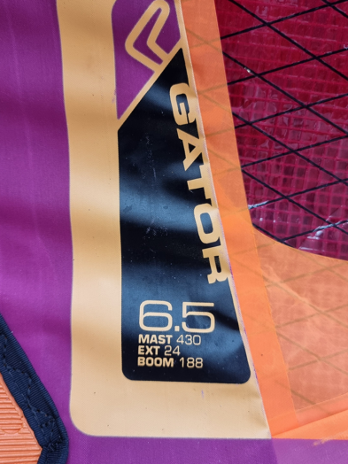 Second Hand Severne Gator Windsurfing Sail 6.5m