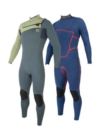 Sooruz FIGHTER 3/2mm Mens Fullsuit Chest zip - Green