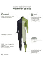 Prolimit Predator Shortarm Steamer Freezip 4/3 GBS