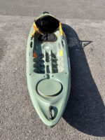 second hand green kayak