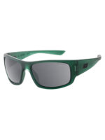 Dirty Dog Sunglasses Gorilla Crystal Dark Green Frame | Grey Polarised Lens - 53807